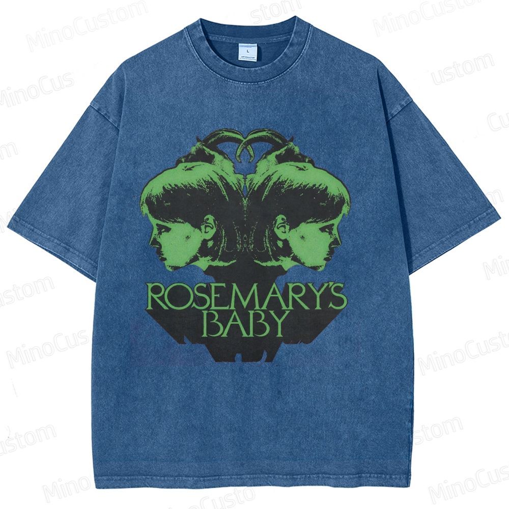 Vintage Washed Rosemary's Baby Graphic T - shirt