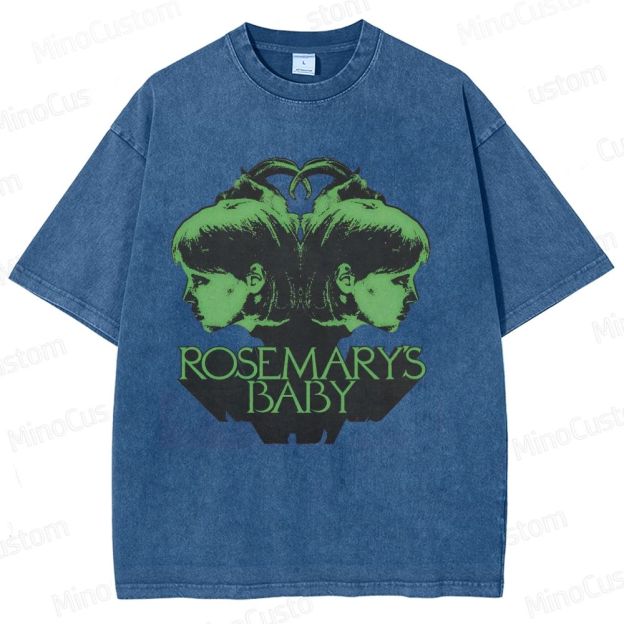 Vintage Washed Rosemary's Baby Graphic T - shirt
