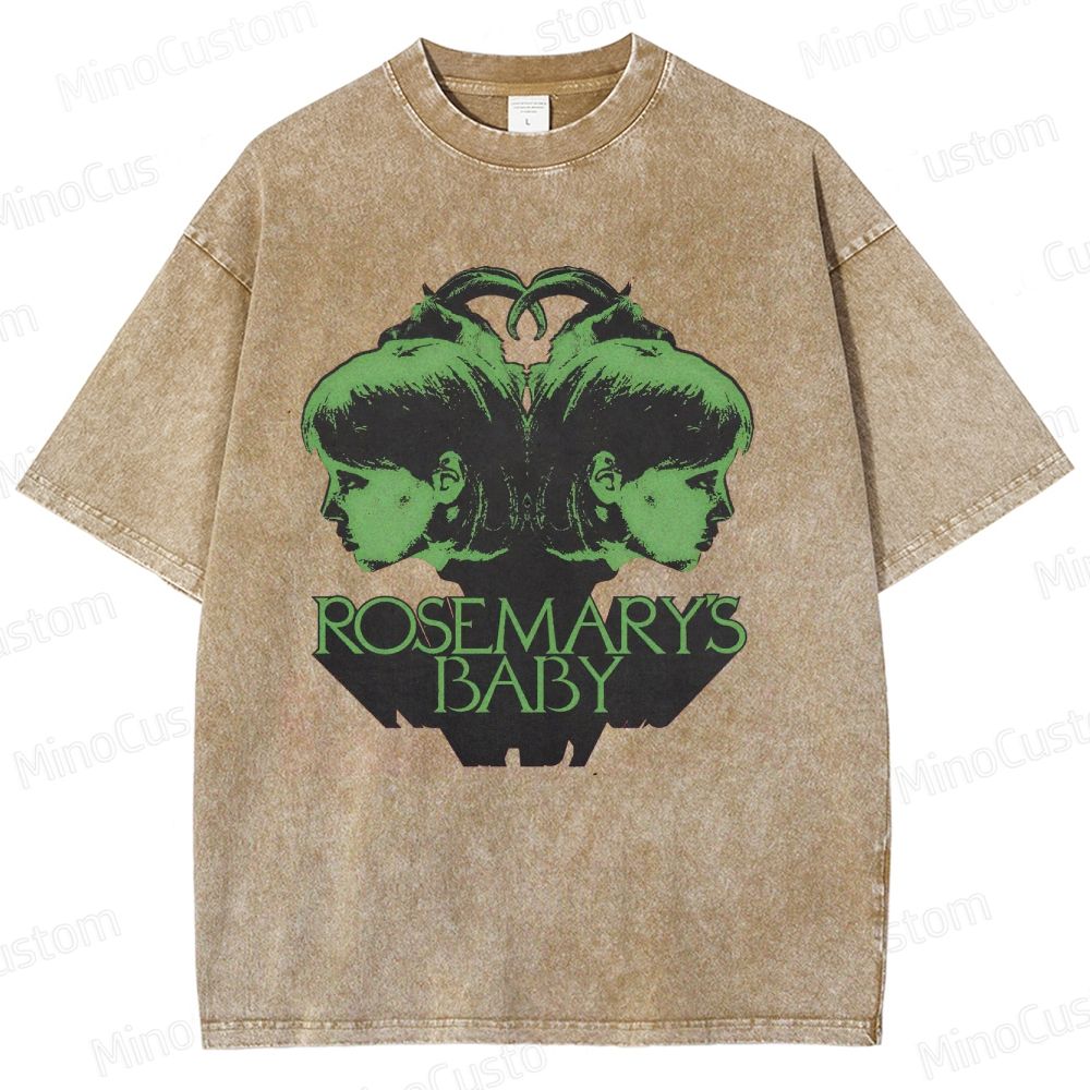 Vintage Washed Rosemary's Baby Graphic T - shirt