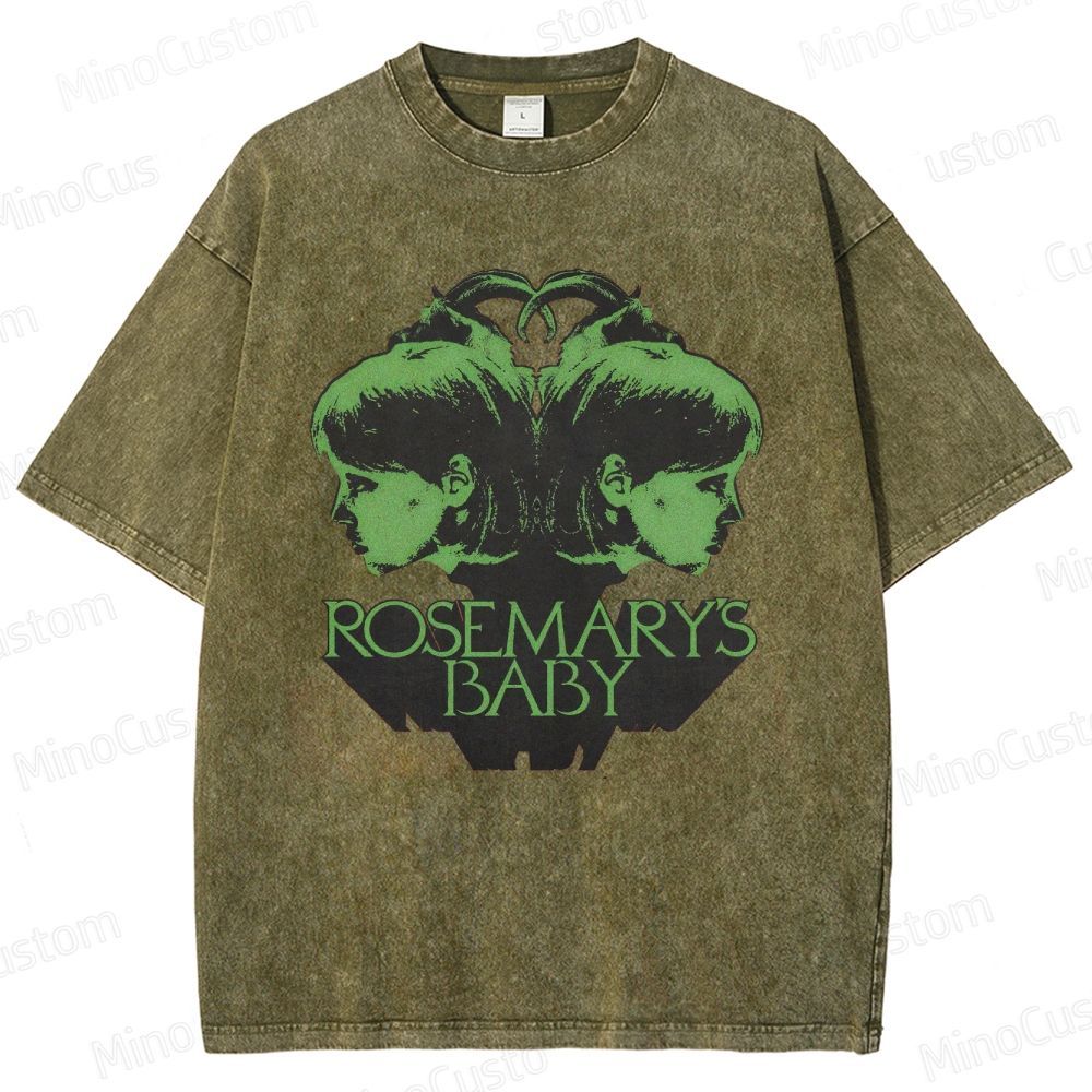 Vintage Washed Rosemary's Baby Graphic T - shirt