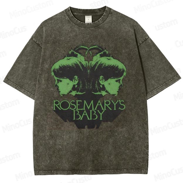 Vintage Washed Rosemary's Baby Graphic T - shirt