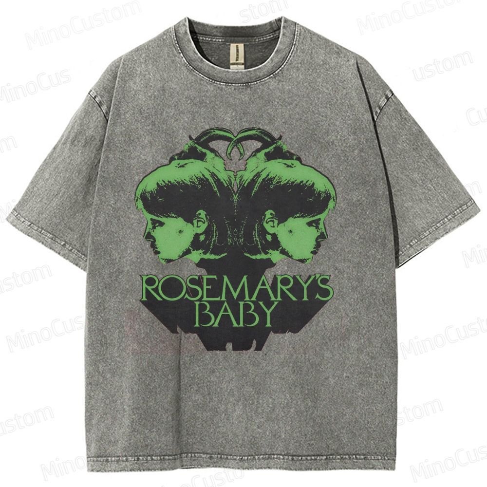 Vintage Washed Rosemary's Baby Graphic T - shirt