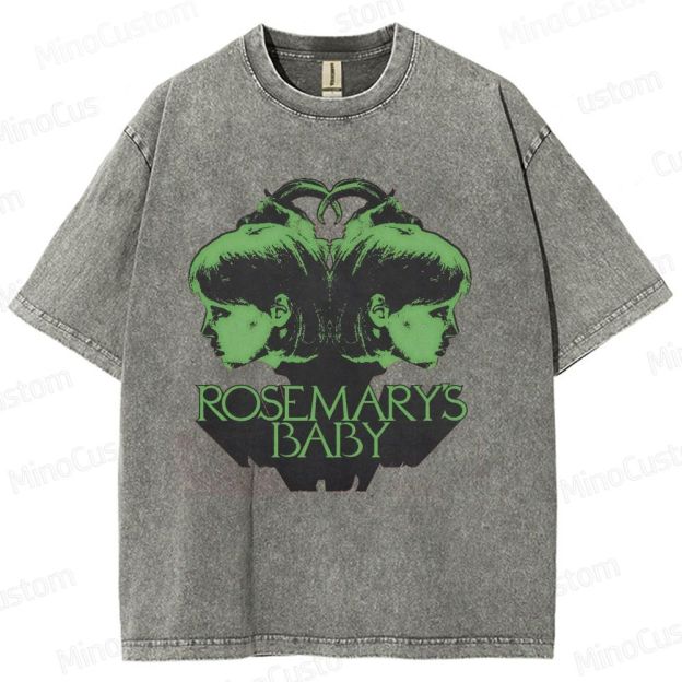 Vintage Washed Rosemary's Baby Graphic T - shirt