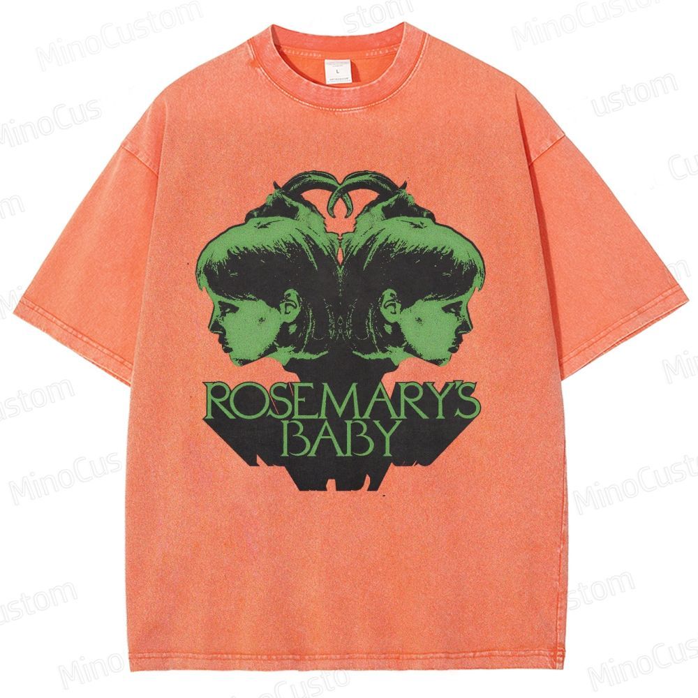 Vintage Washed Rosemary's Baby Graphic T - shirt