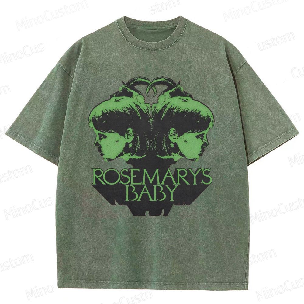 Vintage Washed Rosemary's Baby Graphic T - shirt