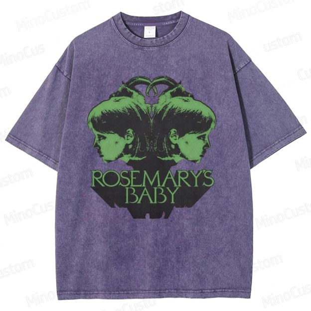 Vintage Washed Rosemary's Baby Graphic T - shirt