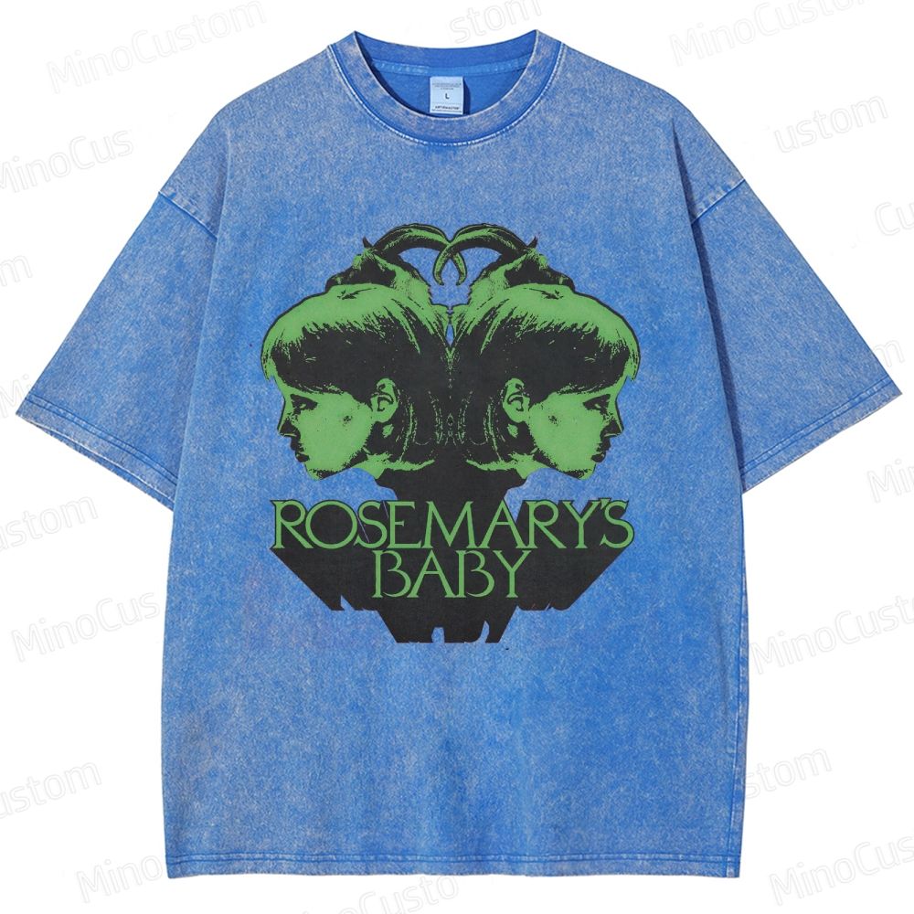 Vintage Washed Rosemary's Baby Graphic T - shirt