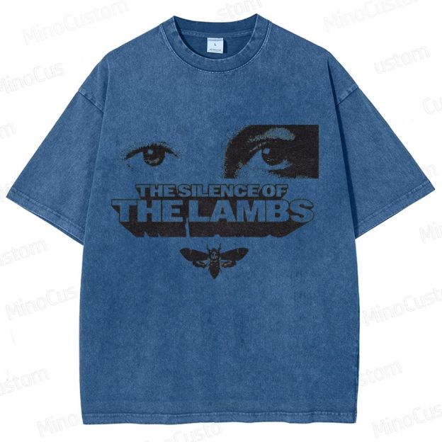 Vintage Washed The Silence of the Lambs Graphic T - shirt