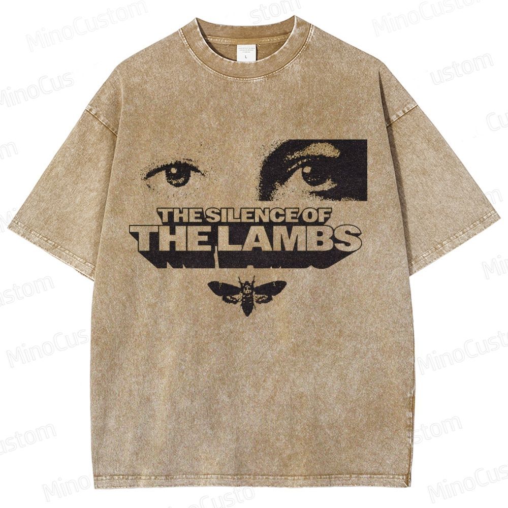 Vintage Washed The Silence of the Lambs Graphic T - shirt
