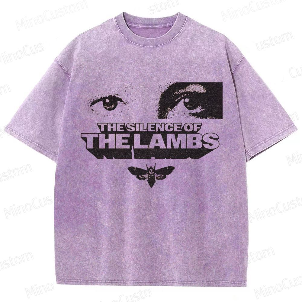 Vintage Washed The Silence of the Lambs Graphic T - shirt