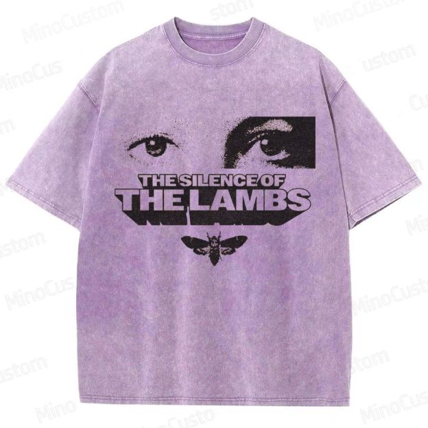 Vintage Washed The Silence of the Lambs Graphic T - shirt