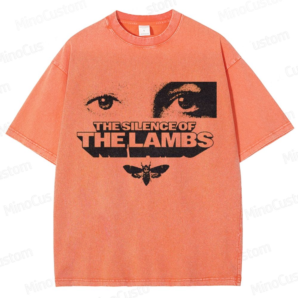 Vintage Washed The Silence of the Lambs Graphic T - shirt