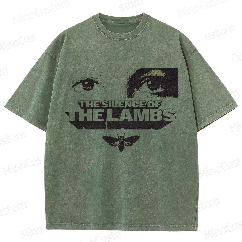 Vintage Washed The Silence of the Lambs Graphic T - shirt