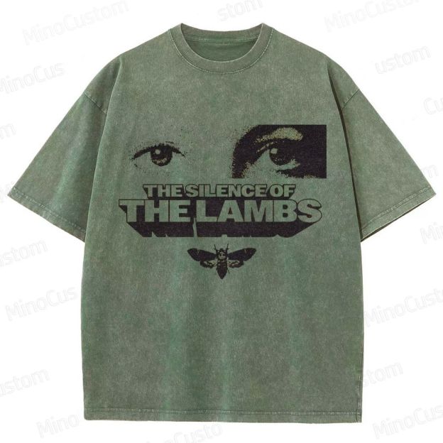 Vintage Washed The Silence of the Lambs Graphic T - shirt