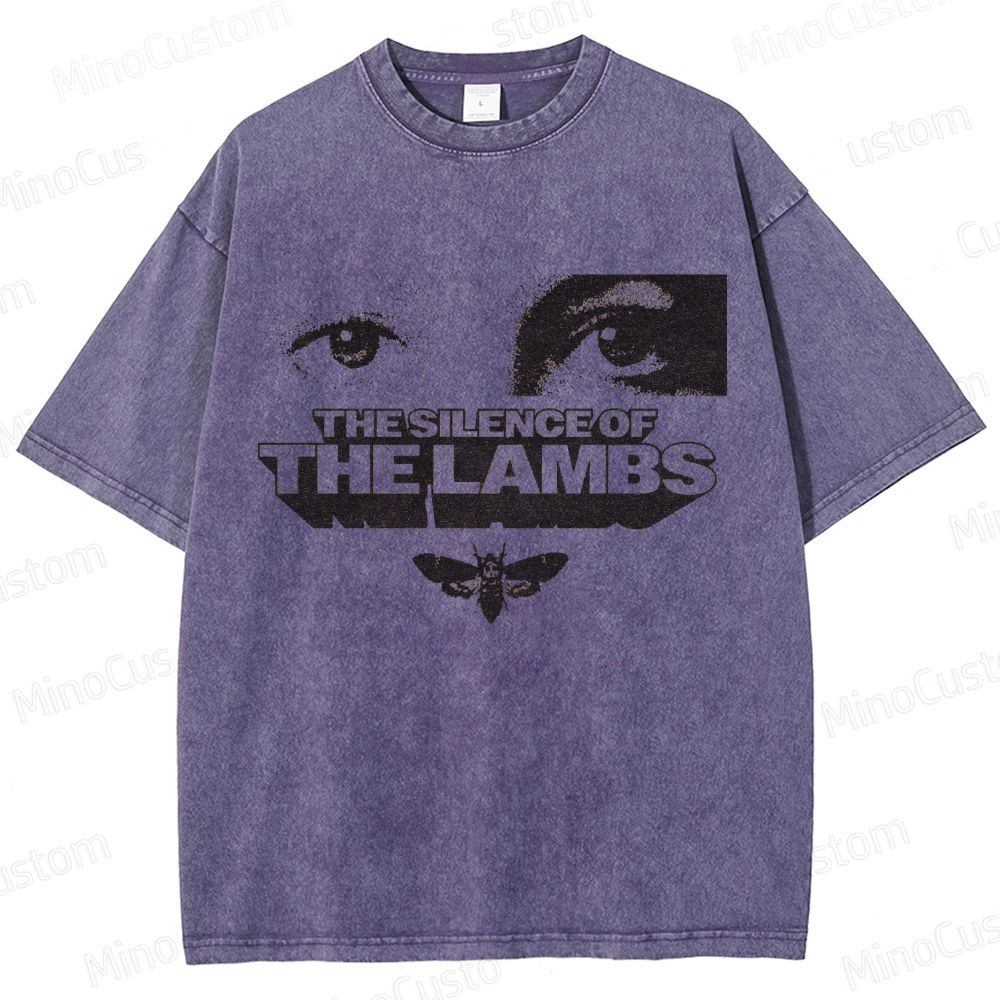 Vintage Washed The Silence of the Lambs Graphic T - shirt