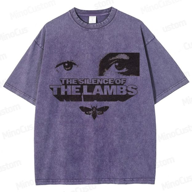 Vintage Washed The Silence of the Lambs Graphic T - shirt