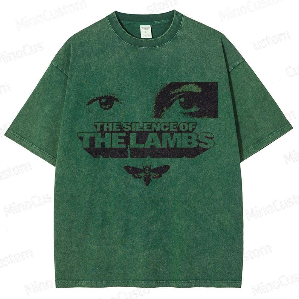 Vintage Washed The Silence of the Lambs Graphic T - shirt