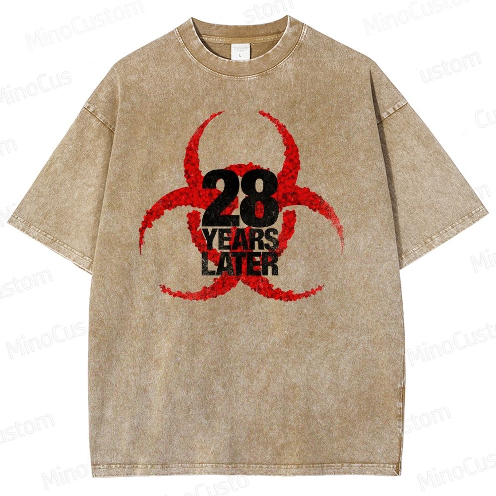 Vintage Washed 28 Years Later Graphic T - shirt