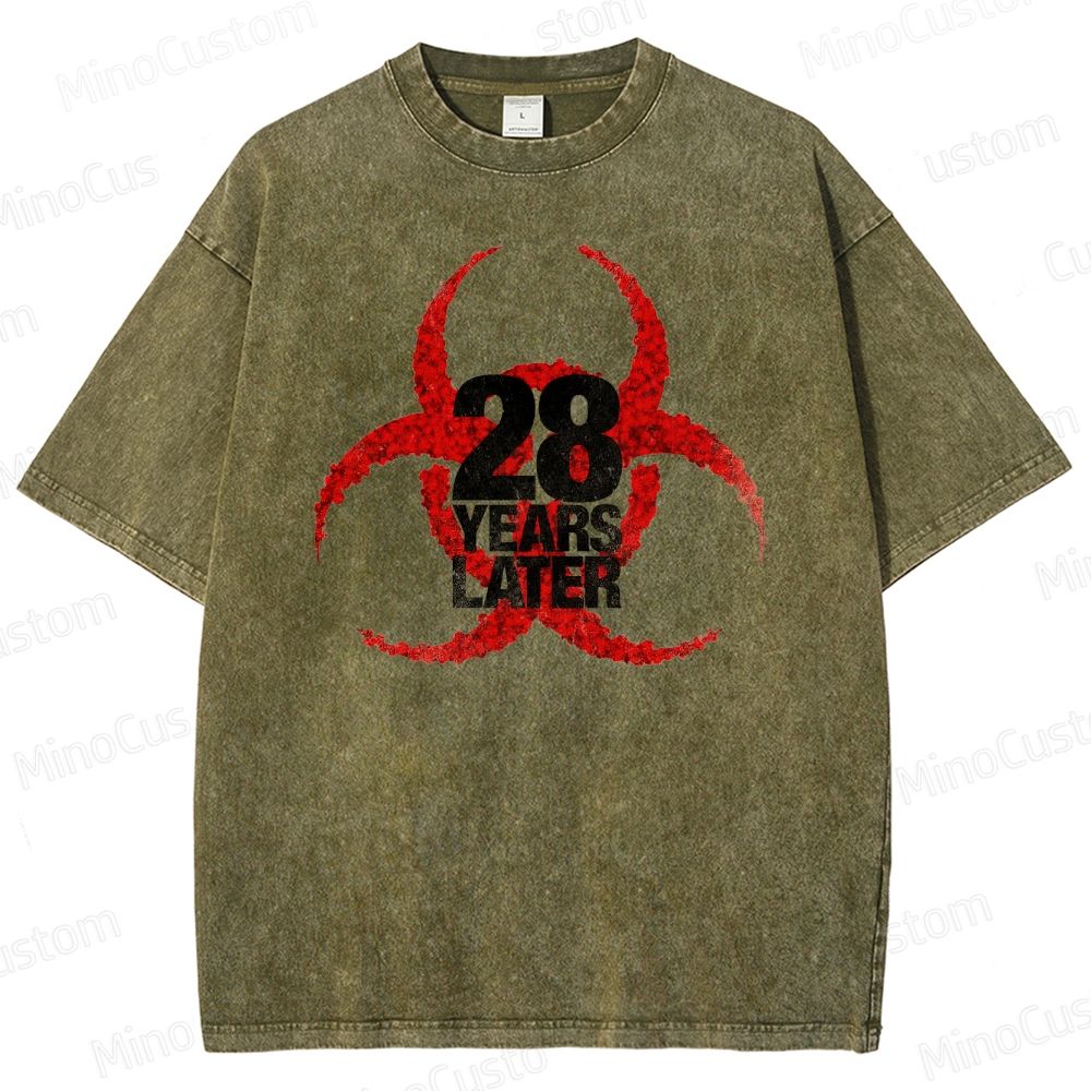 Vintage Washed 28 Years Later Graphic T - shirt