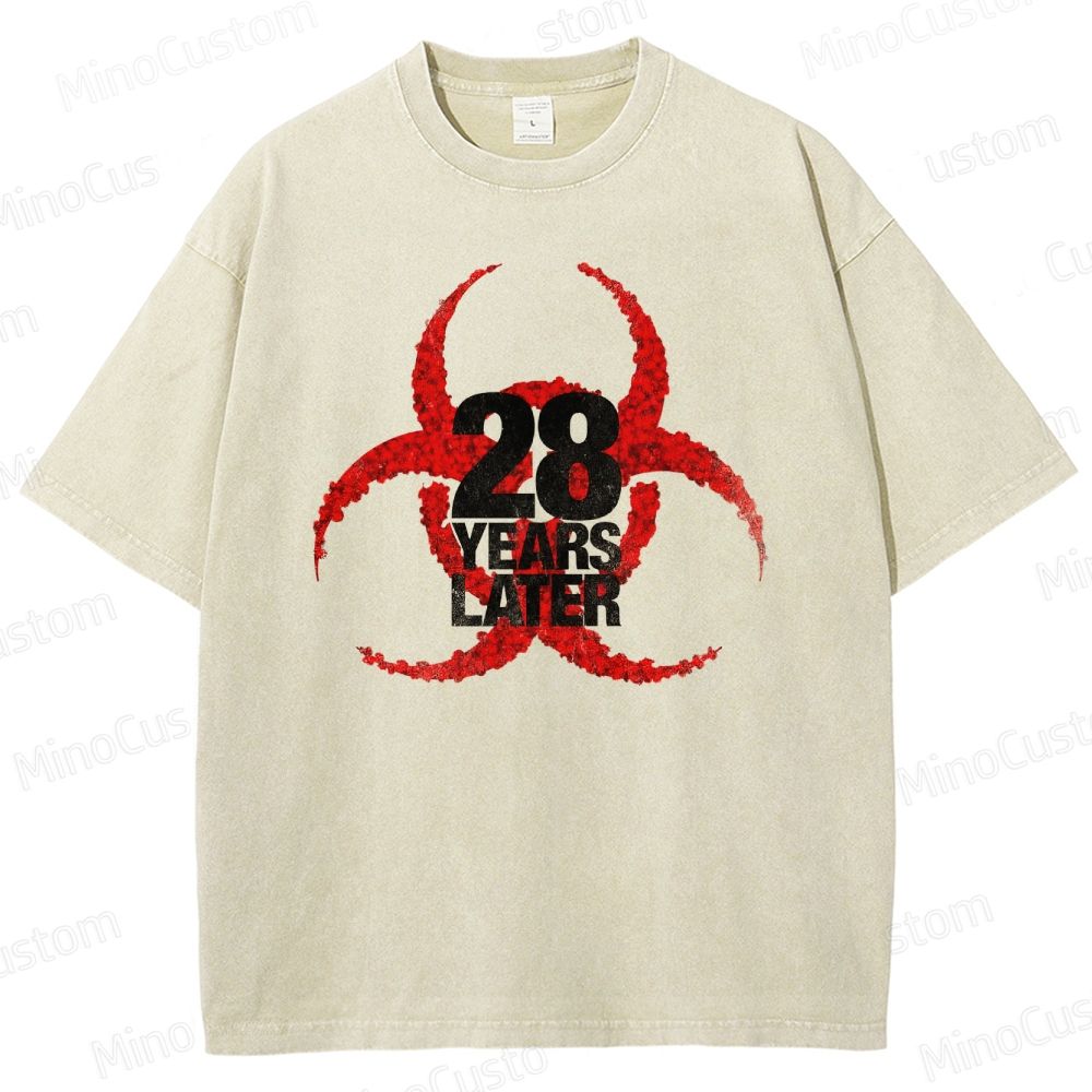 Vintage Washed 28 Years Later Graphic T - shirt