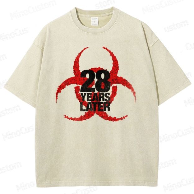 Vintage Washed 28 Years Later Graphic T - shirt