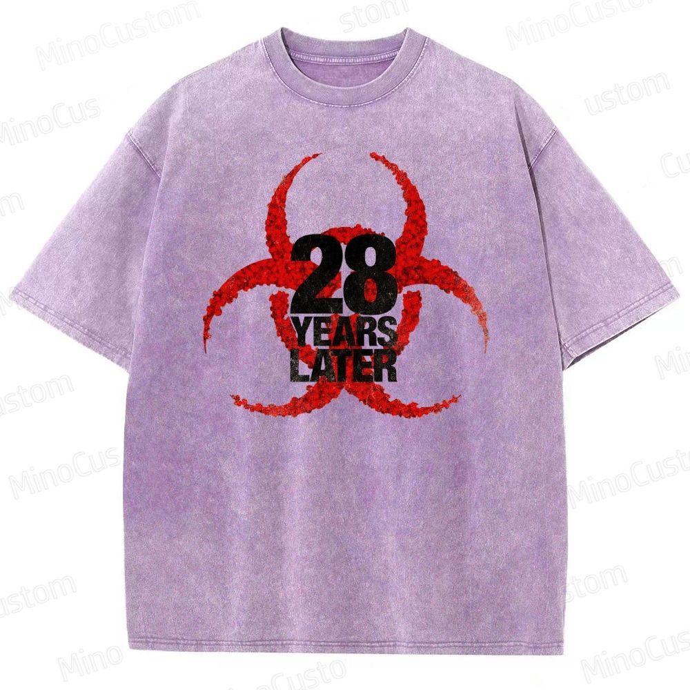 Vintage Washed 28 Years Later Graphic T - shirt