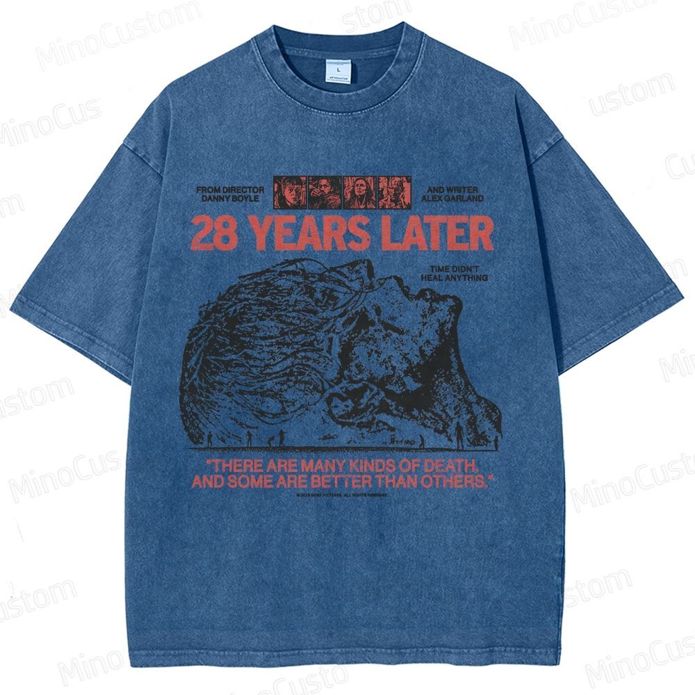 Vintage Washed 28 Years Later Graphic T - shirt