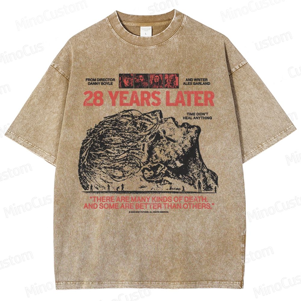 Vintage Washed 28 Years Later Graphic T - shirt