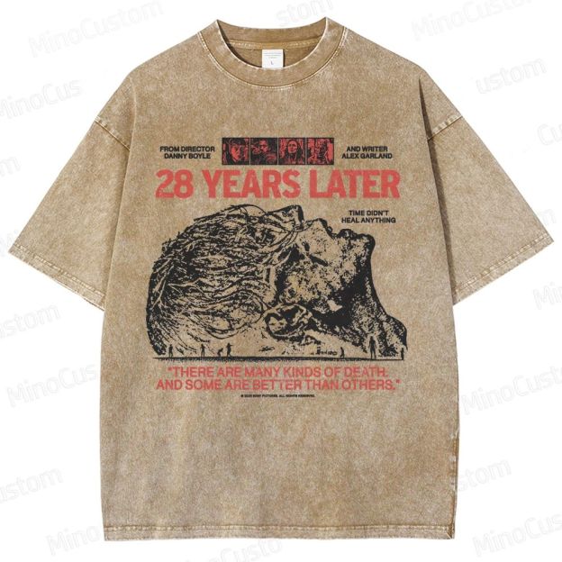 Vintage Washed 28 Years Later Graphic T - shirt