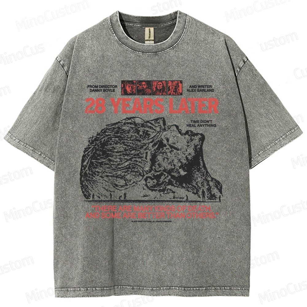 Vintage Washed 28 Years Later Graphic T - shirt