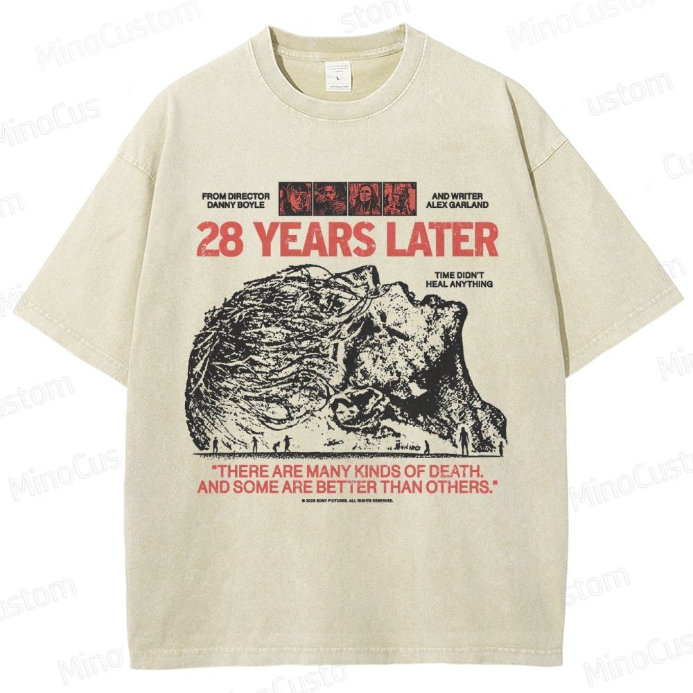 Vintage Washed 28 Years Later Graphic T - shirt