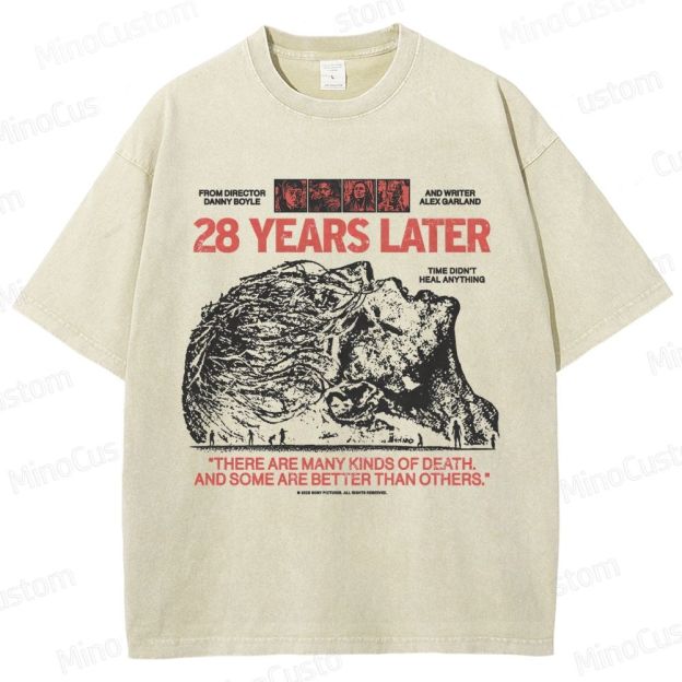 Vintage Washed 28 Years Later Graphic T - shirt