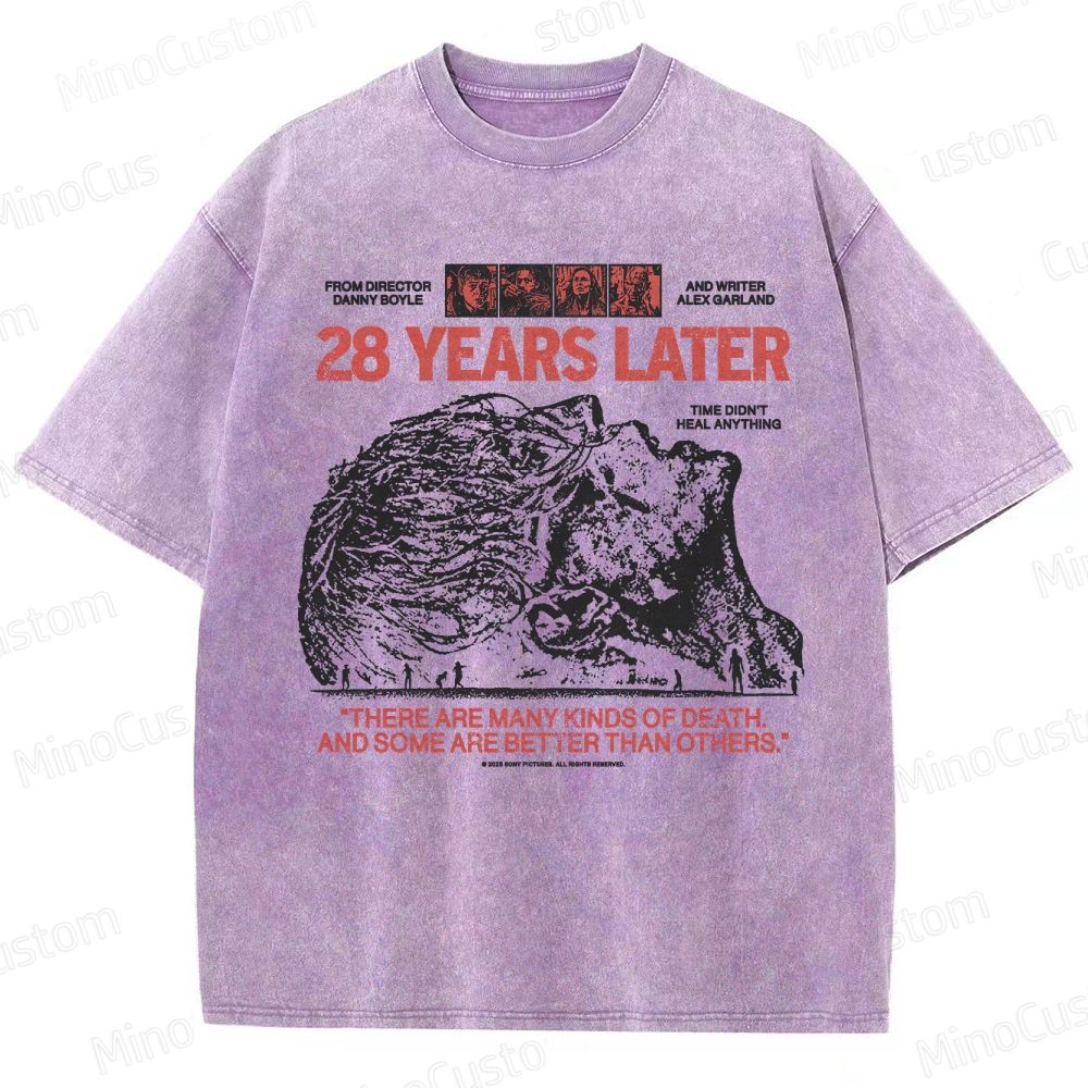 Vintage Washed 28 Years Later Graphic T - shirt