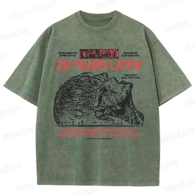 Vintage Washed 28 Years Later Graphic T - shirt