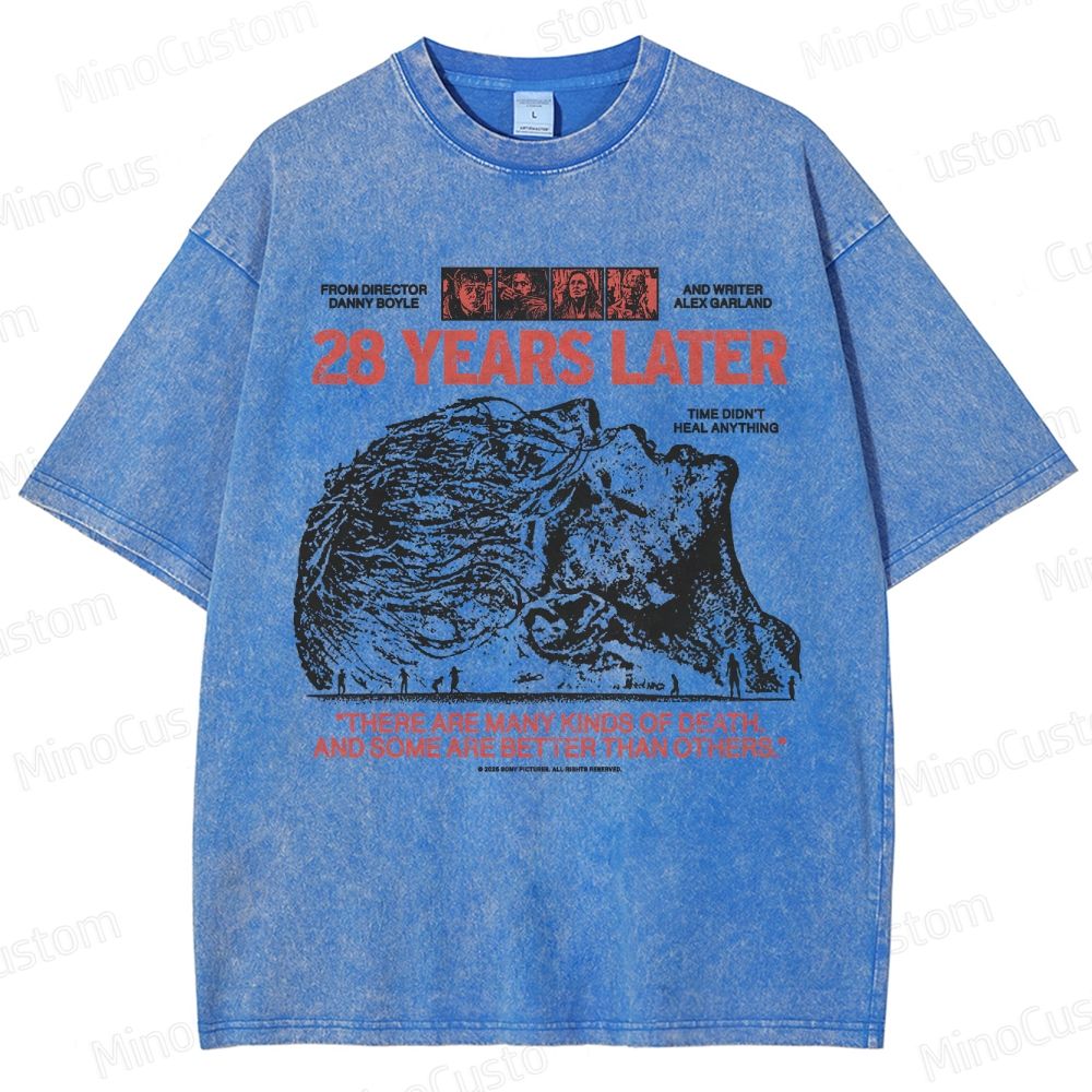 Vintage Washed 28 Years Later Graphic T - shirt