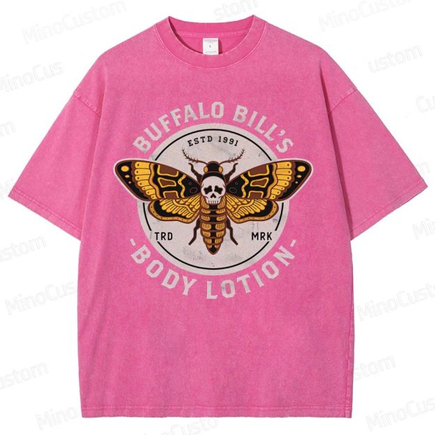 Vintage Washed The Silence of the Lambs Buffalo Bill's Body Lotion Graphic T - shirt