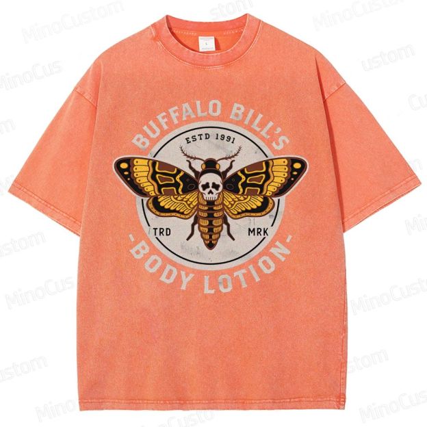 Vintage Washed The Silence of the Lambs Buffalo Bill's Body Lotion Graphic T - shirt