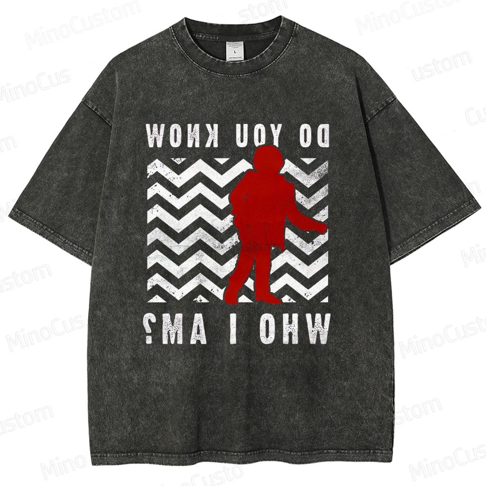 Vintage - Washed Twin Peaks "Who I Am? Do You Know" Graphic T - shirt