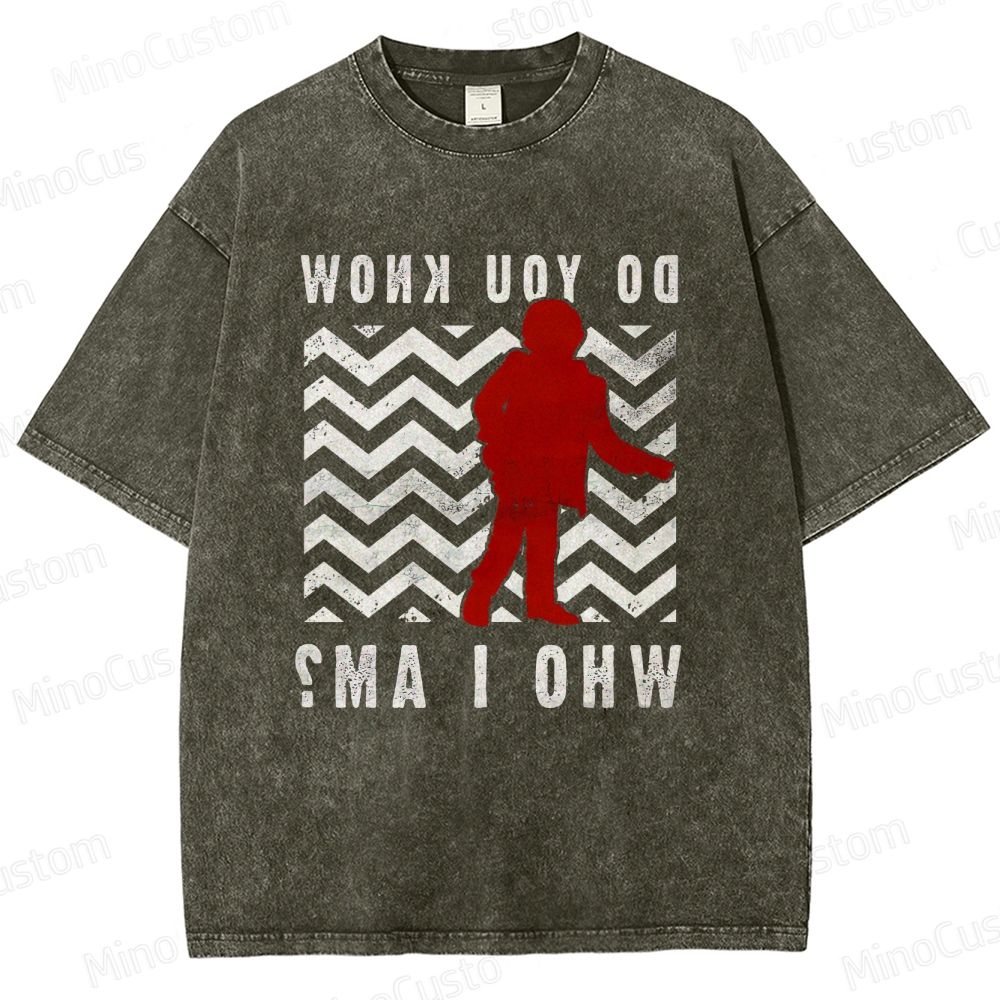 Vintage - Washed Twin Peaks "Who I Am? Do You Know" Graphic T - shirt