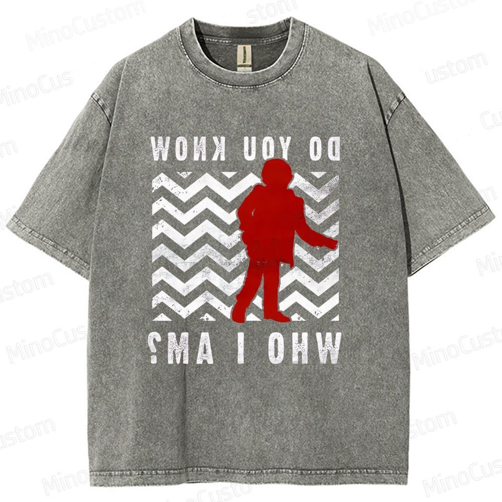 Vintage - Washed Twin Peaks "Who I Am? Do You Know" Graphic T - shirt