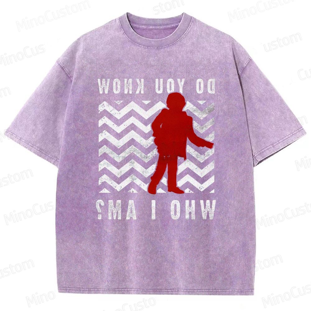 Vintage - Washed Twin Peaks "Who I Am? Do You Know" Graphic T - shirt