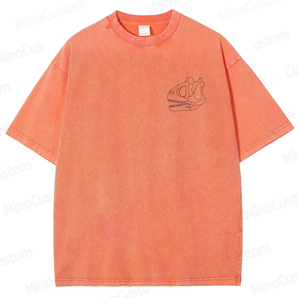 Vintage Washed Jurassic Park Carnotaurus Graphic T-shirt