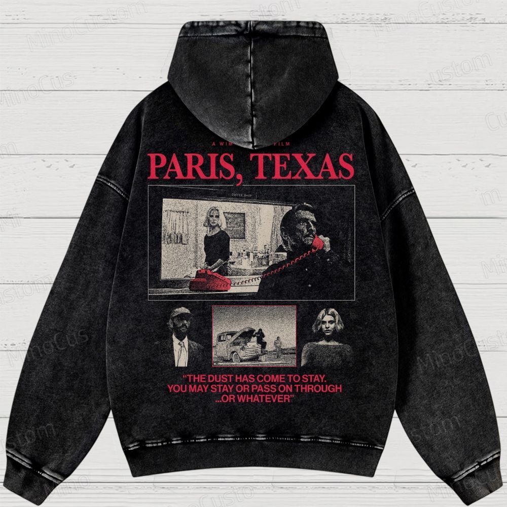 Paris Texas Washed Hoodies
