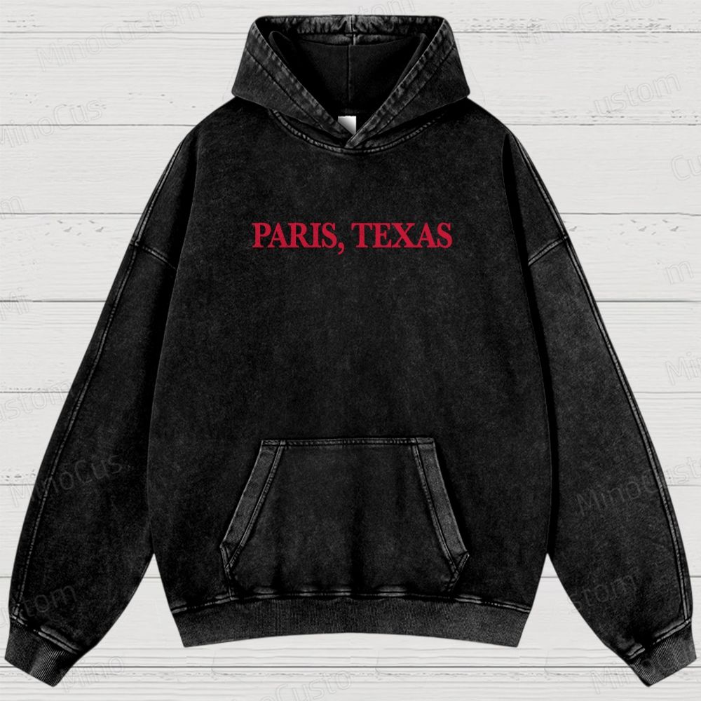 Paris Texas Washed Hoodies 