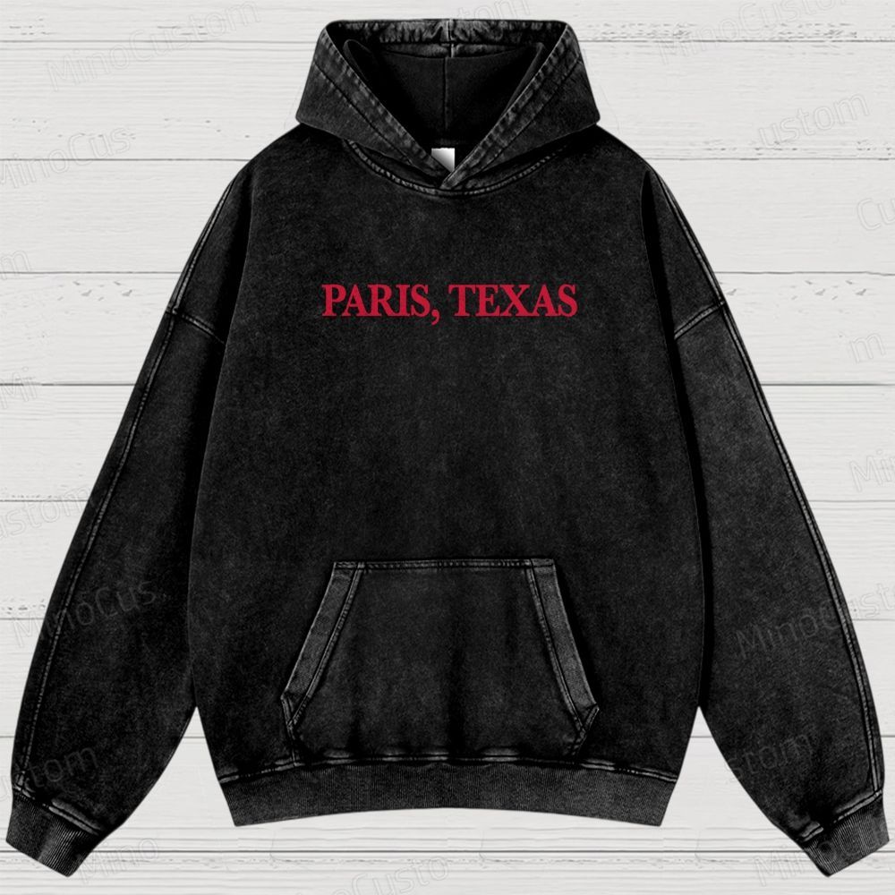 Paris Texas Washed Hoodies 