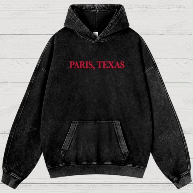 Paris Texas Washed Hoodies 