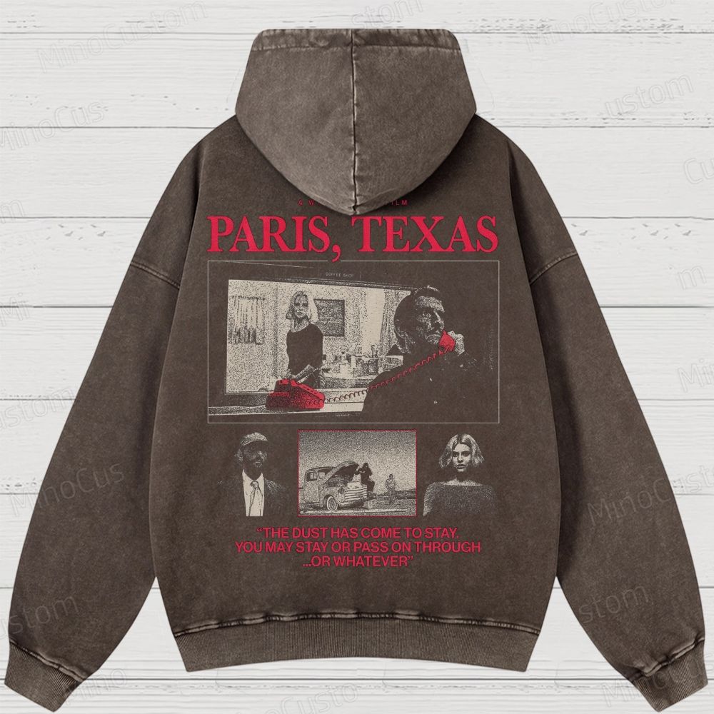 Paris Texas Washed Hoodies 
