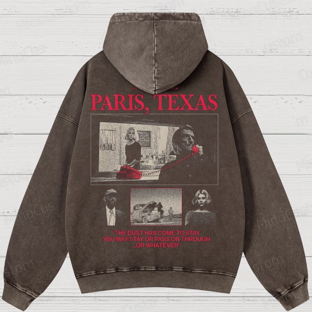 Paris Texas Washed Hoodies 