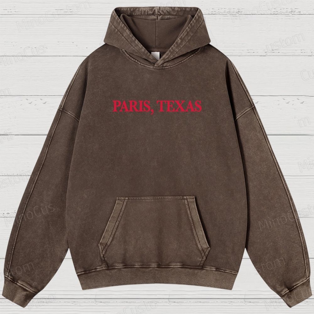 Paris Texas Washed Hoodies 