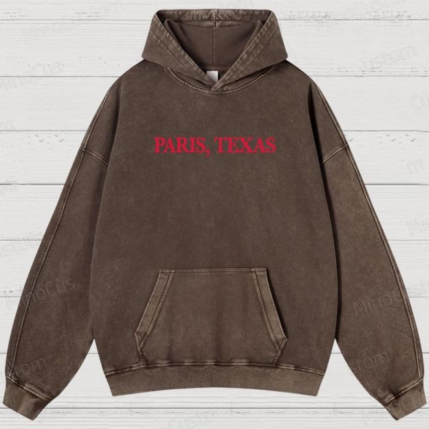 Paris Texas Washed Hoodies 